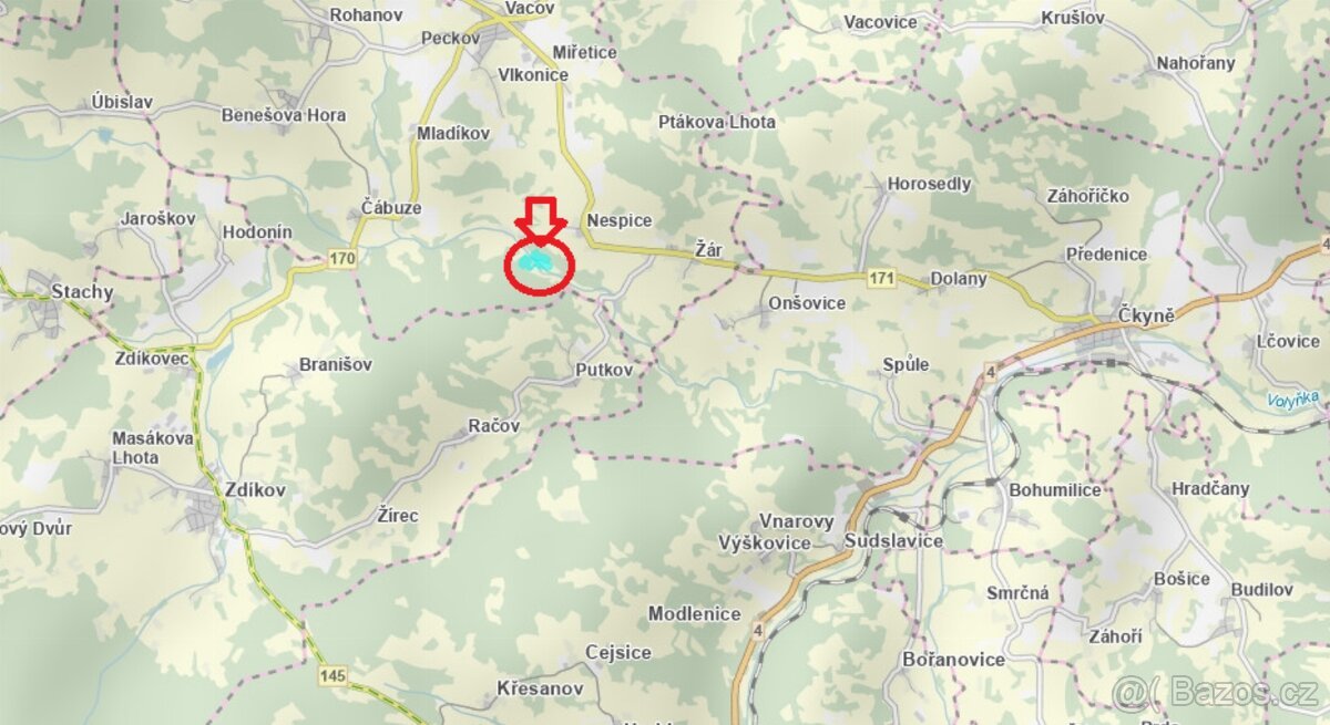 Prodej lesních pozemků k.ú. Nespice