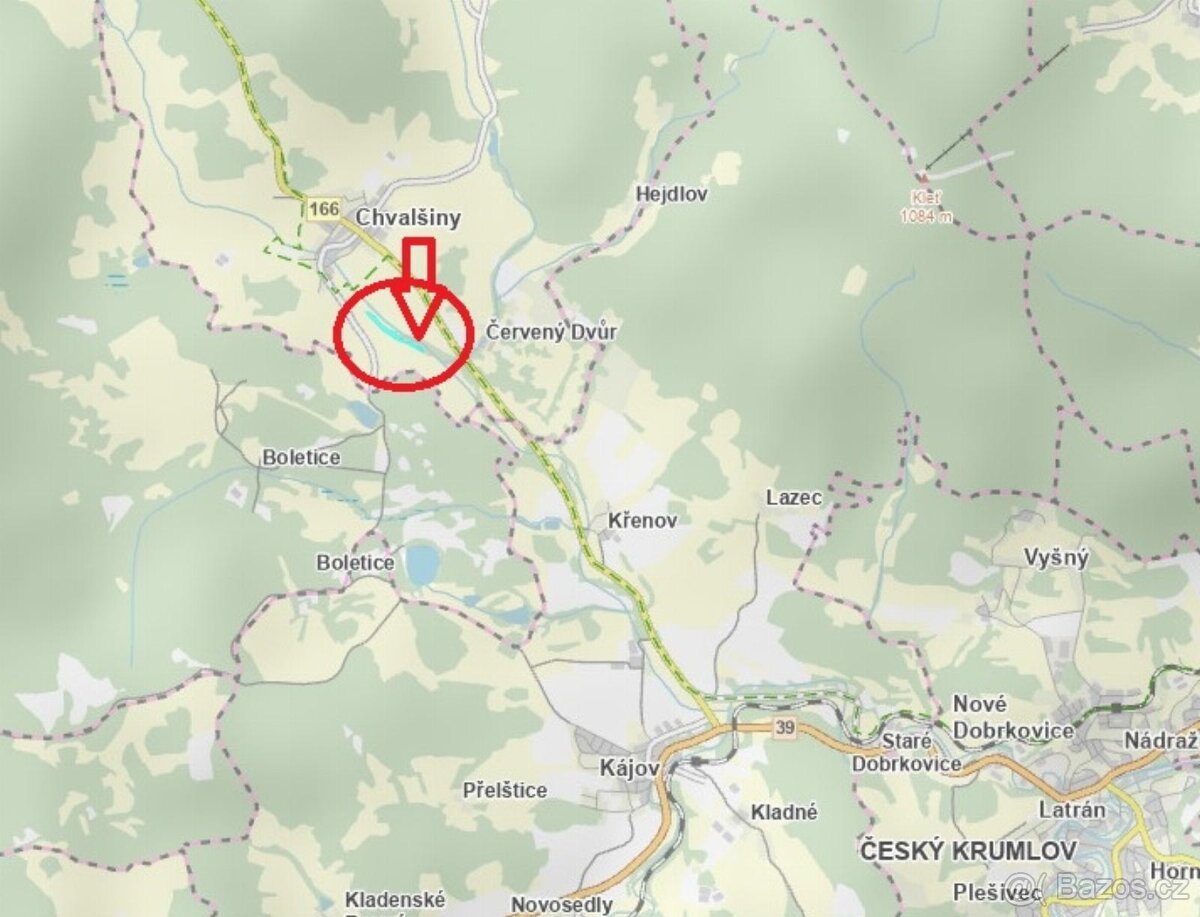 Prodej pozemku v k.ú. Chvalšiny