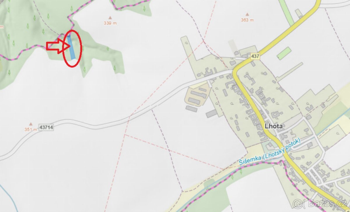 Prodej lesního pozemku v k.ú. Lhota u Lipníka nad Bečvou