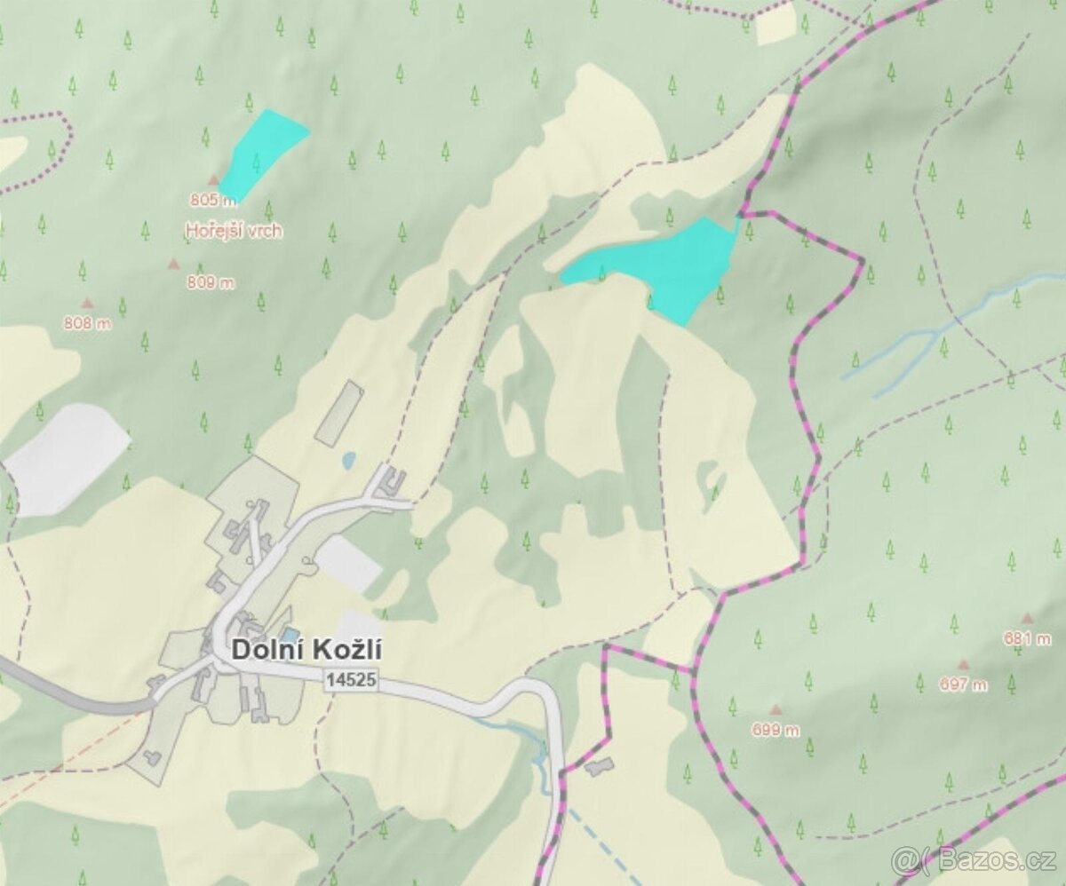 Prodej lesních pozemků v k.ú. Dolní Kožlí