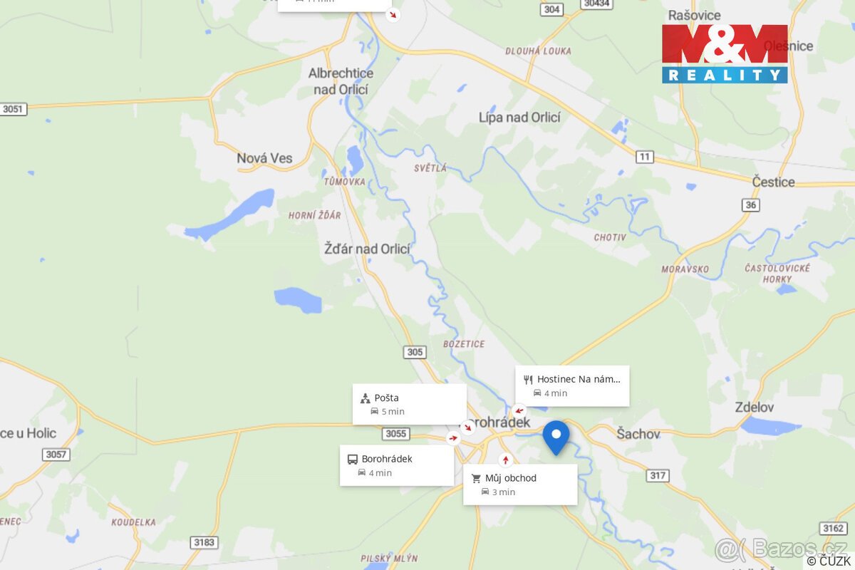 Prodej lesa, 7342 m², Borohrádek