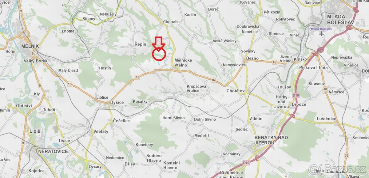 Prodám lesní pozemky v katastrálním území Radouň