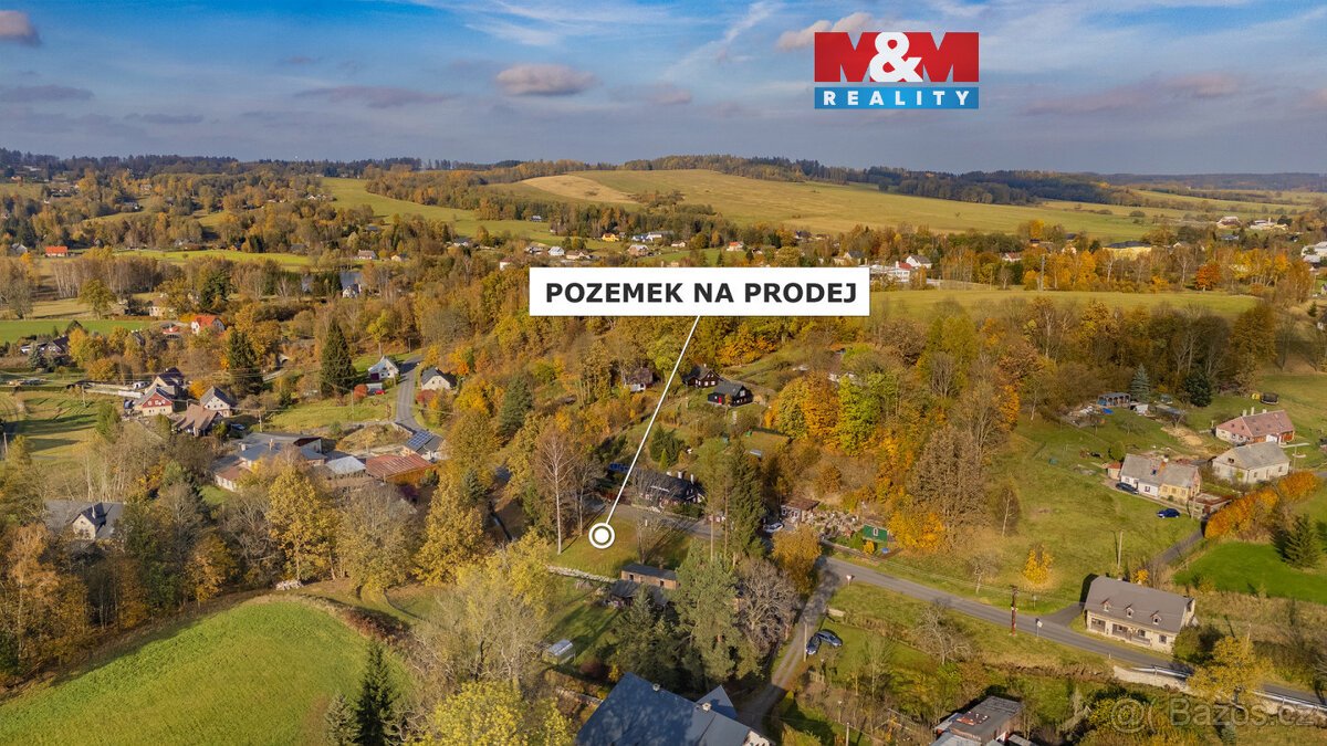 Prodej pozemku k bydlení, 1154 m², Staré Křečany