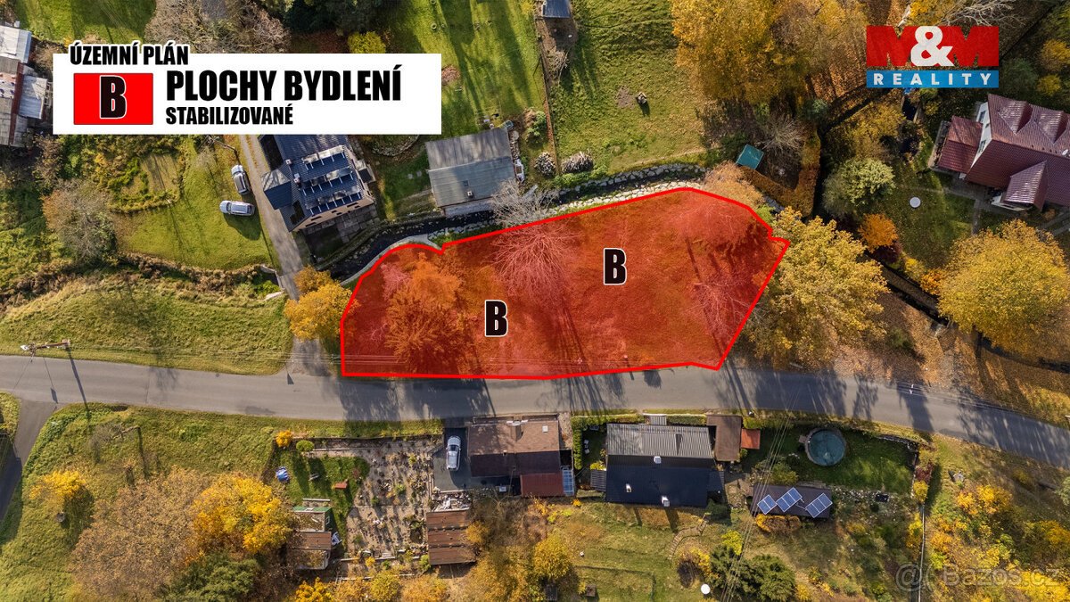 Prodej pozemku k bydlení, 1154 m², Staré Křečany