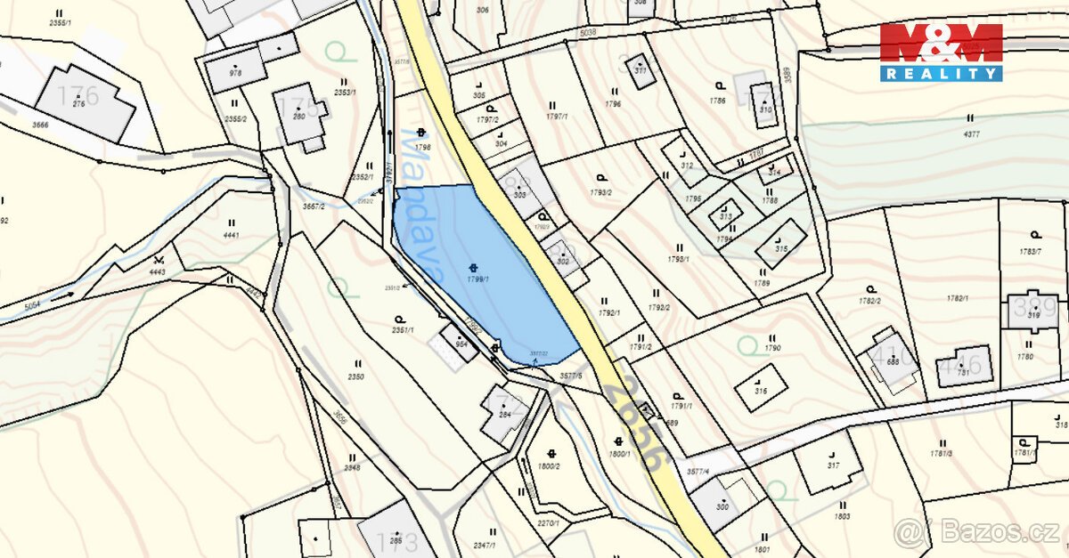 Prodej pozemku k bydlení, 1154 m², Staré Křečany