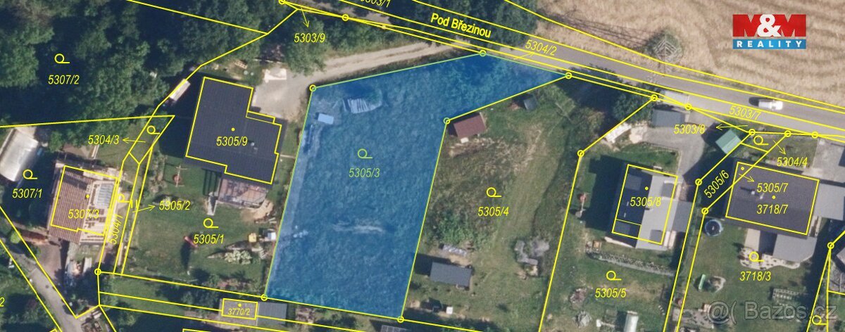 Prodej pozemku k bydlení, 1227 m², Zábřeh