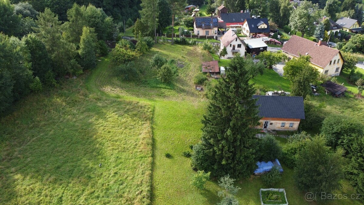 Prodej st. parcel 5.523 m2 pro RD v Liberci, Pilínkov.