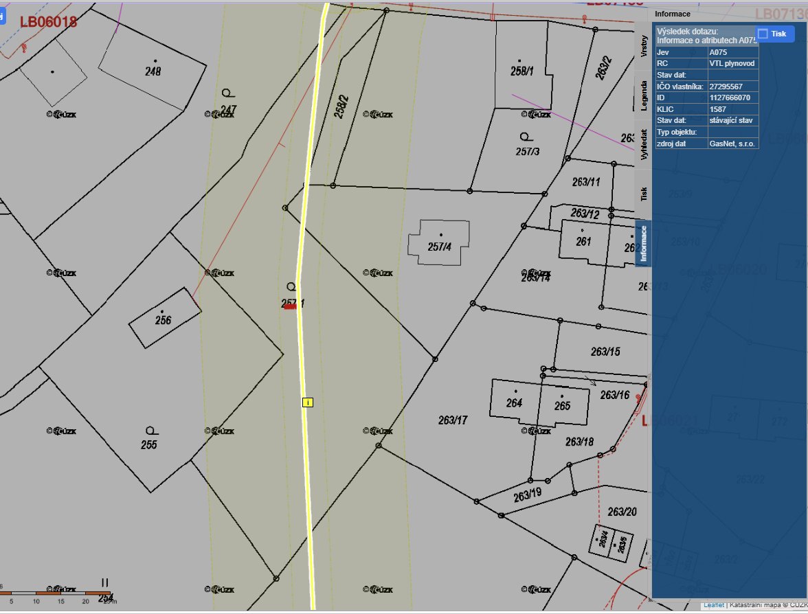 Prodej st. parcel 5.523 m2 pro RD v Liberci, Pilínkov.