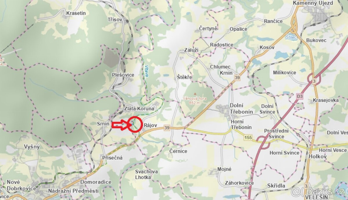 Prodej lesního pozemku k.ú. Rájov