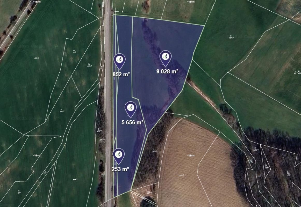 Prodej podílu 1/10 louky 1 579 m², Vrbatův Kostelec