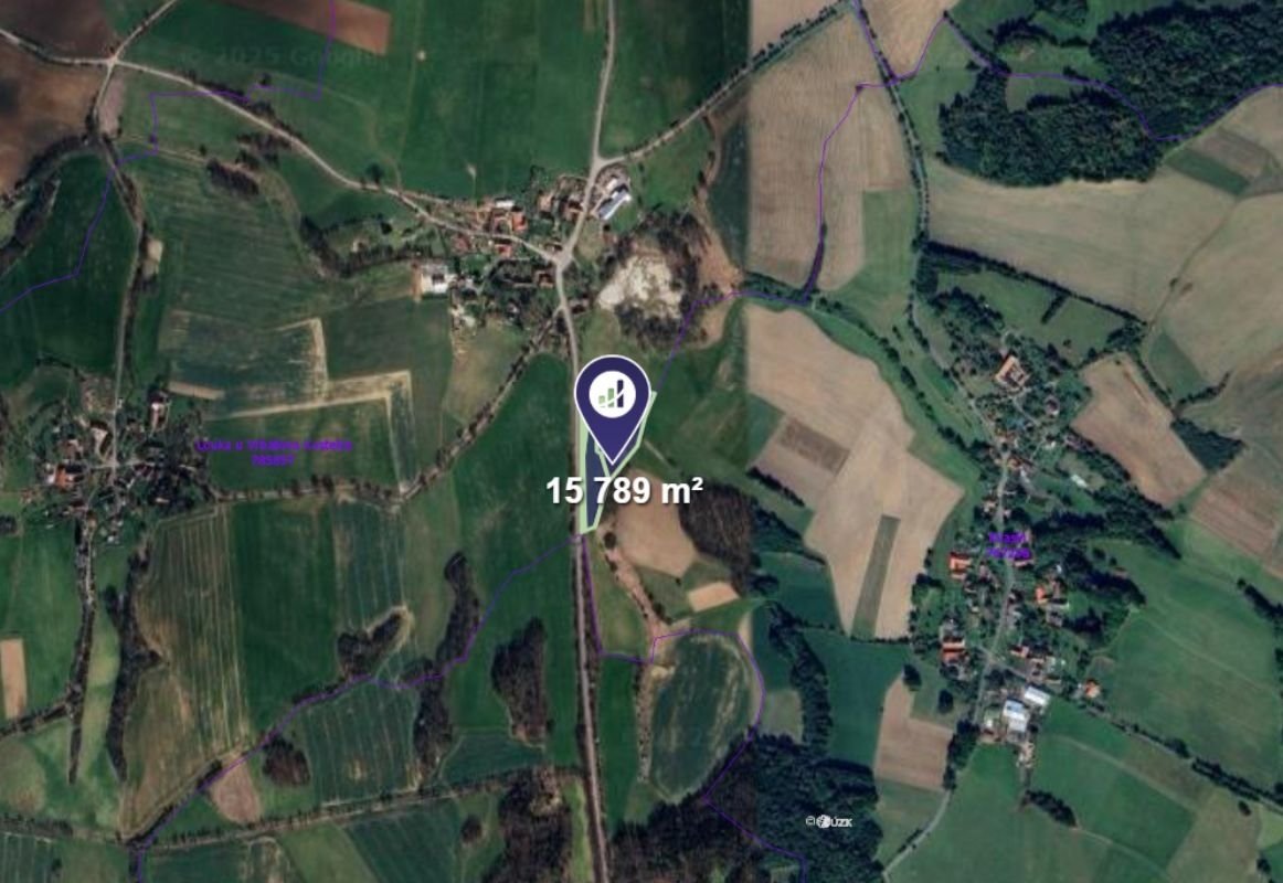 Prodej podílu 1/10 louky 1 579 m², Vrbatův Kostelec