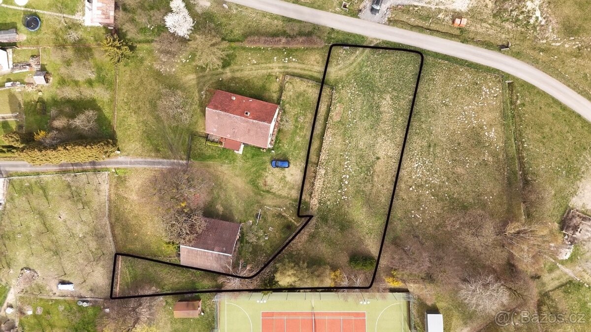 Prodej stavebního pozemku v Hostašovicích