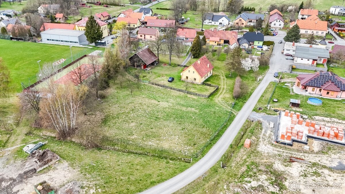 Prodej stavebního pozemku v Hostašovicích