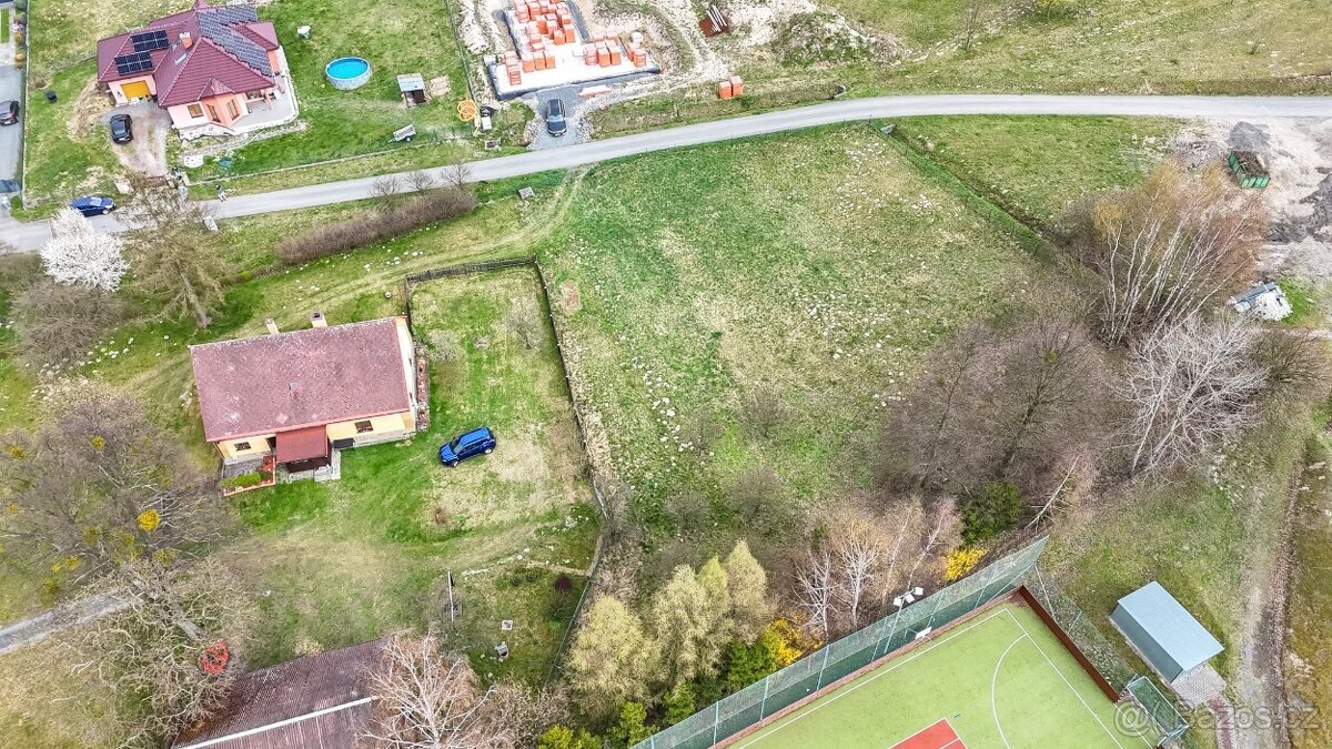 Prodej stavebního pozemku v Hostašovicích