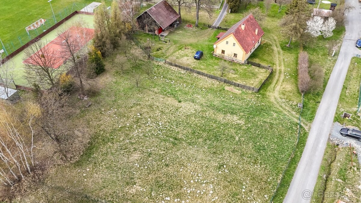 Prodej stavebního pozemku v Hostašovicích