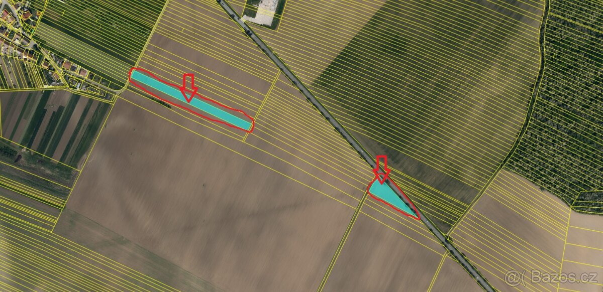 Prodej pozemků k.ú. Mutěnice