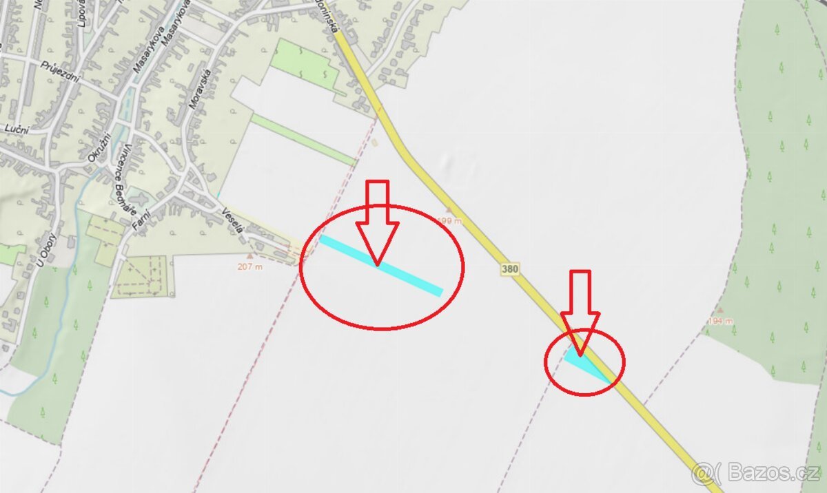 Prodej pozemků k.ú. Mutěnice