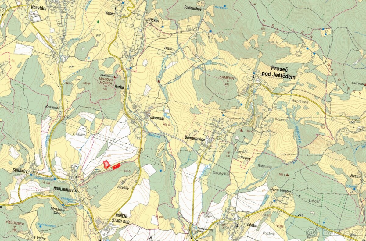 Zemědělská půda, prodej, Javorník, Proseč pod Ještědem, Libe