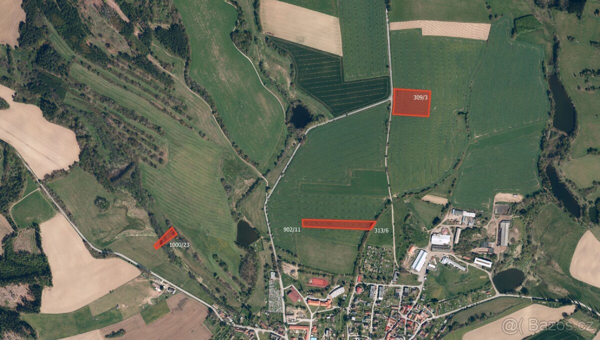 Zemědělská půda, prodej, Nový Rychnov, Pelhřimov