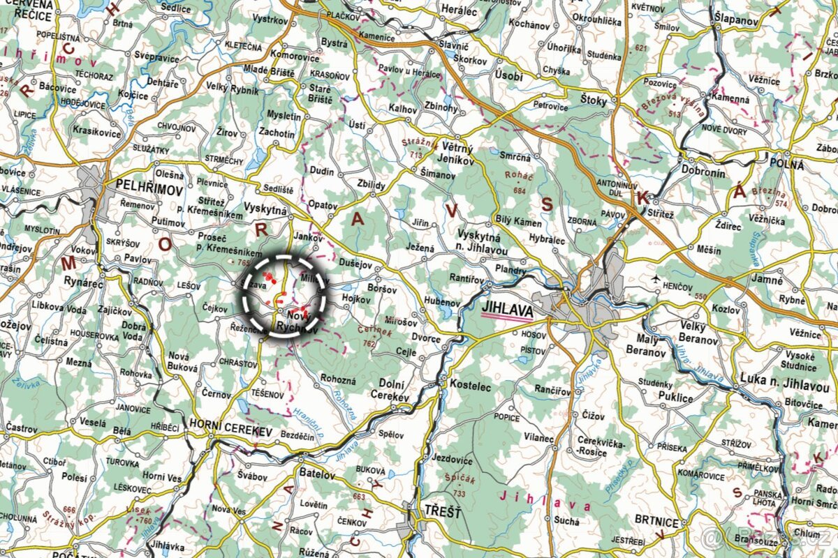 Zemědělská půda, prodej, Nový Rychnov, Pelhřimov