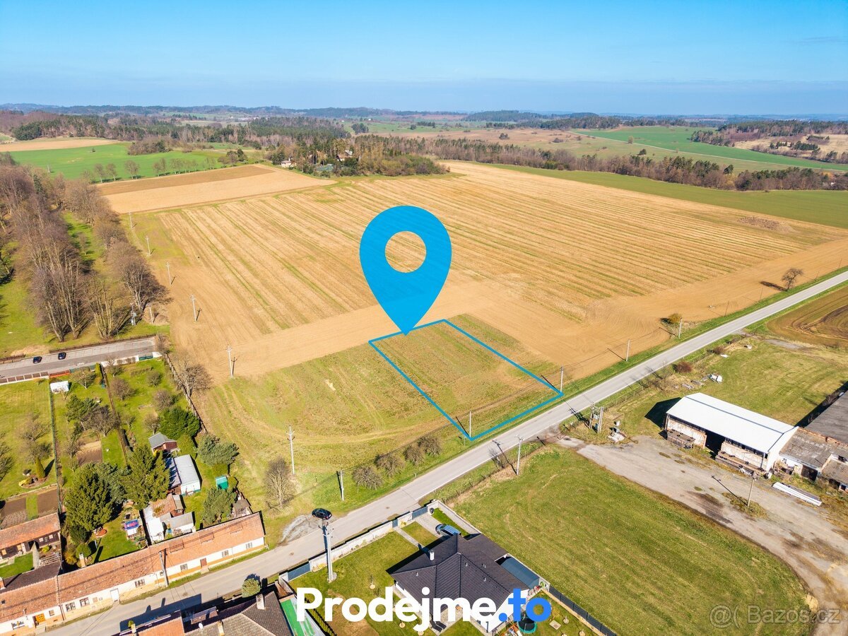 Prodej pozemku 557 m2 - Budišov, ev.č. 100221