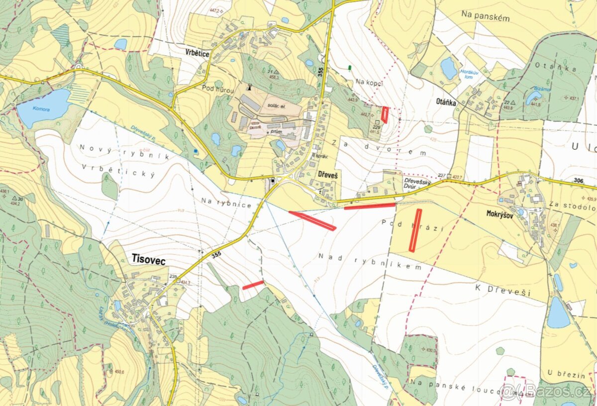 Zemědělská půda, prodej, Tisovec, Chrudim