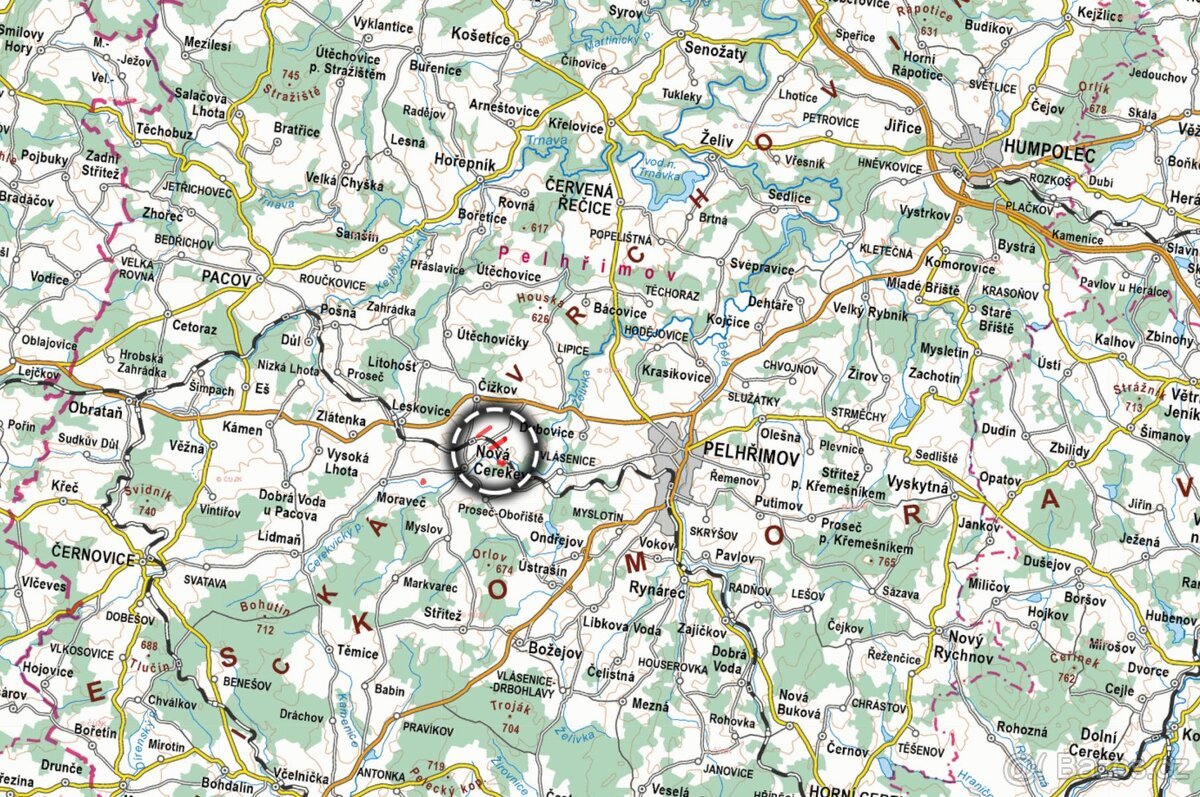 Zemědělská půda, prodej, Nová Cerekev, Pelhřimov