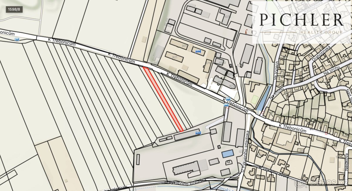 Prodej pozemku pro komerční výstavbu, 1225 m², Praha