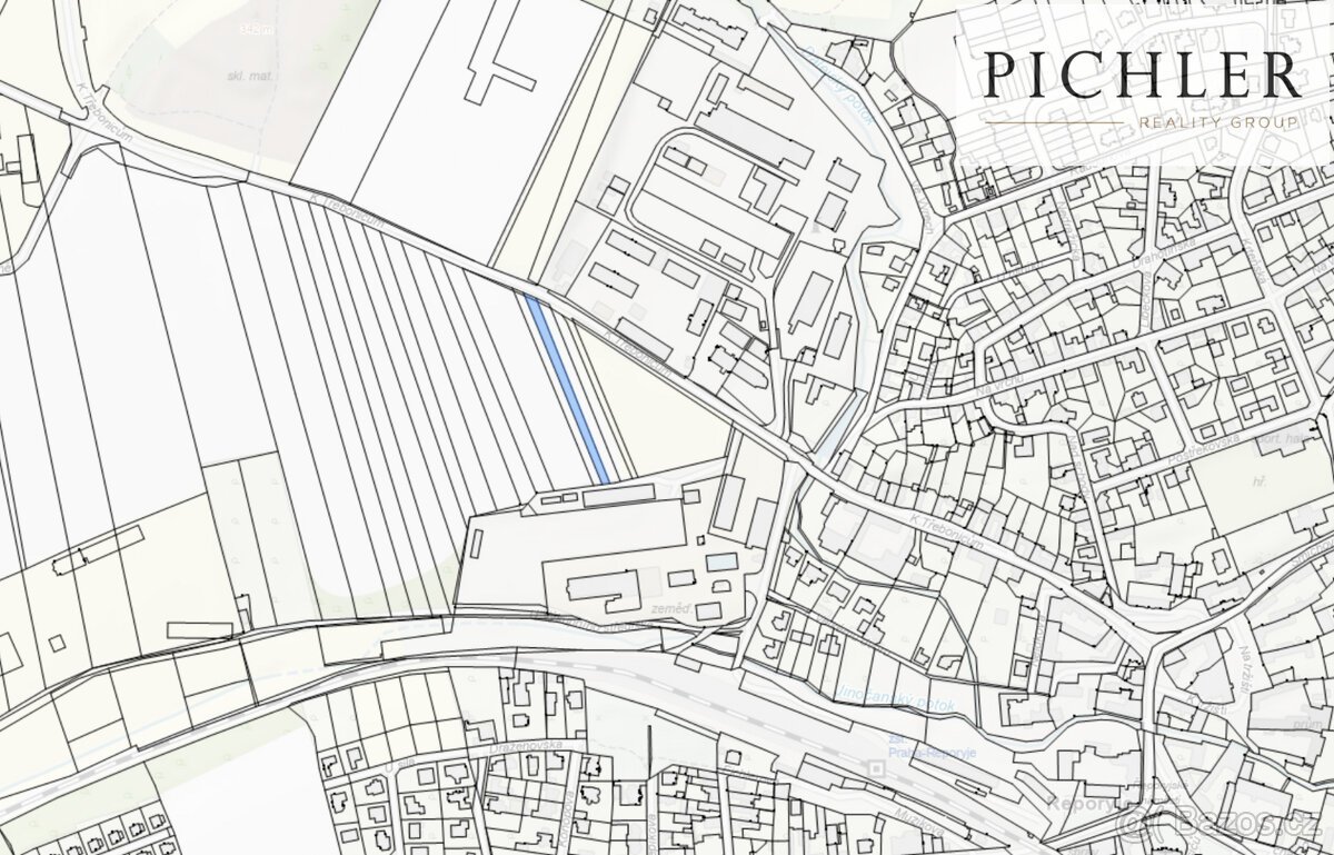 Prodej pozemku pro komerční výstavbu, 1225 m², Praha