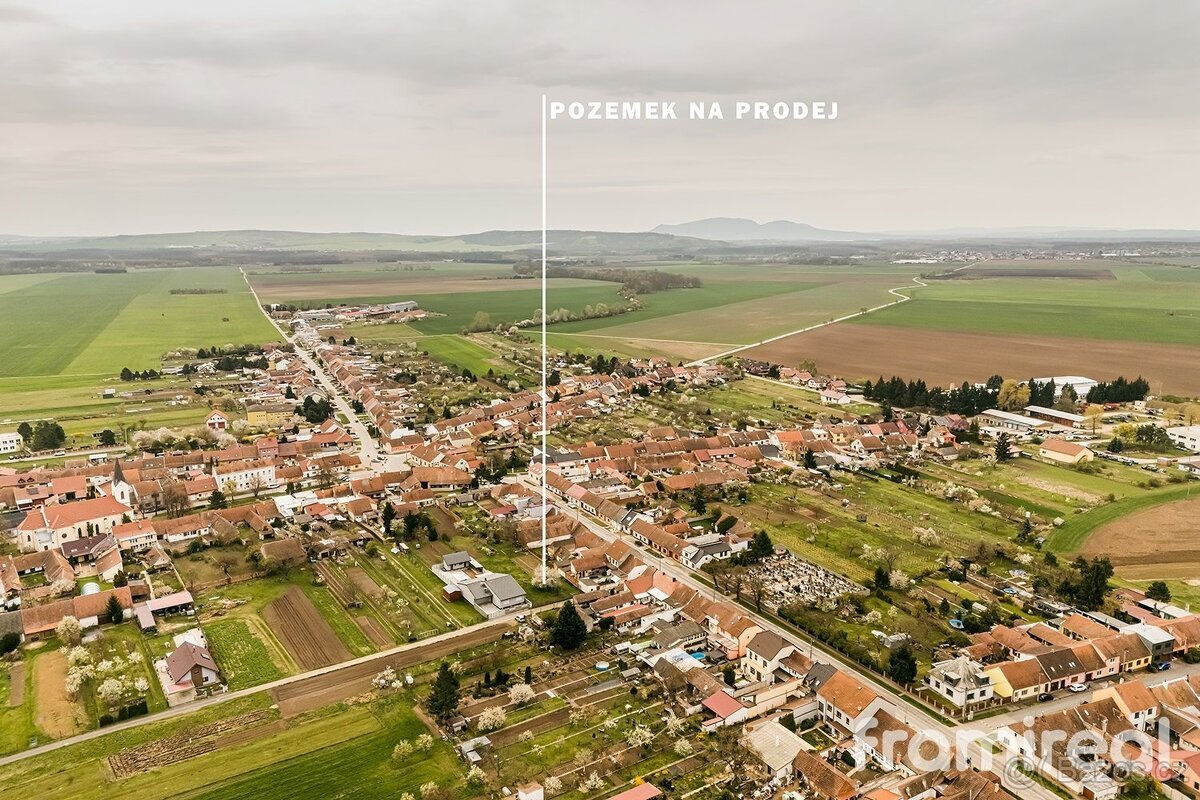 Prodej stavebního pozemku 466 m², Přísnotice, ev.č. 02089