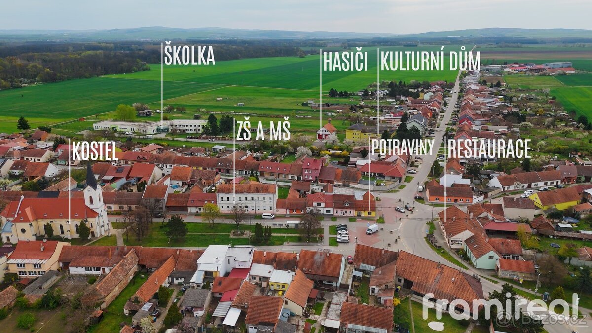 Prodej stavebního pozemku 466 m², Přísnotice, ev.č. 02089