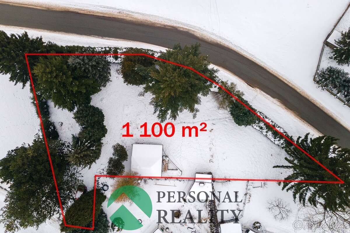 Prodej stavebního pozemku 1 100 m², Červený Kostelec - Olešn