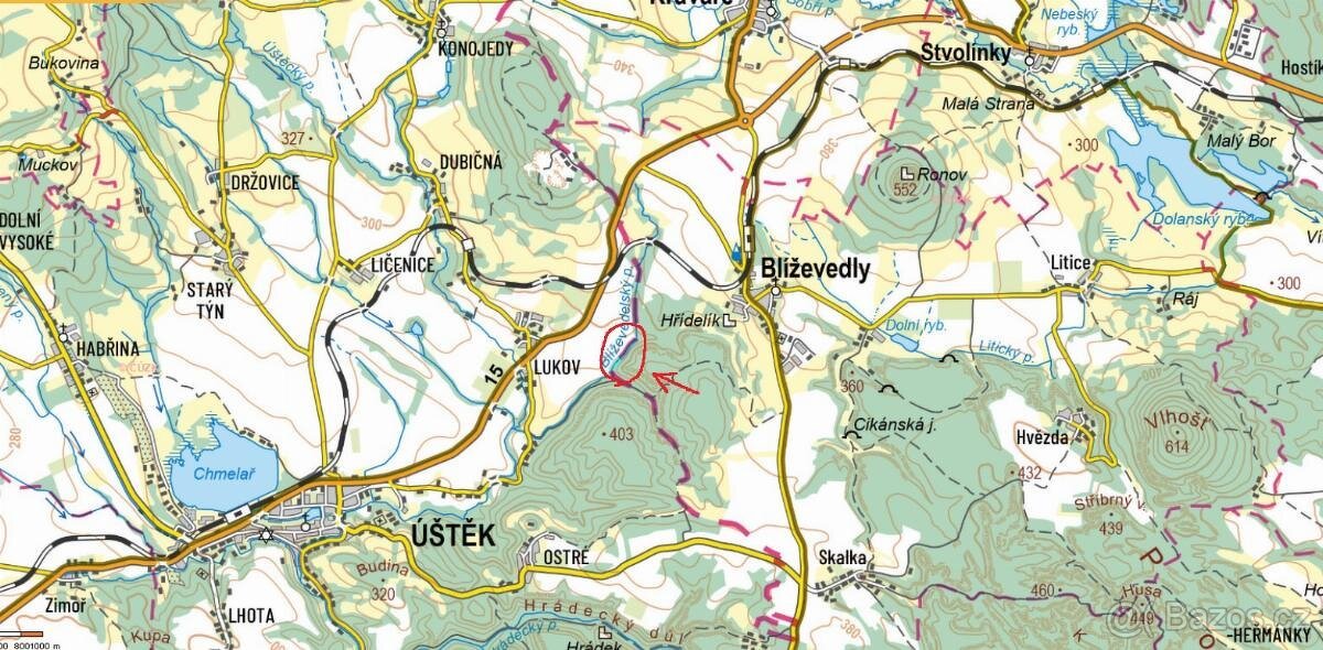 Prodáme lesní pozemky v k.ú. Blíževedly