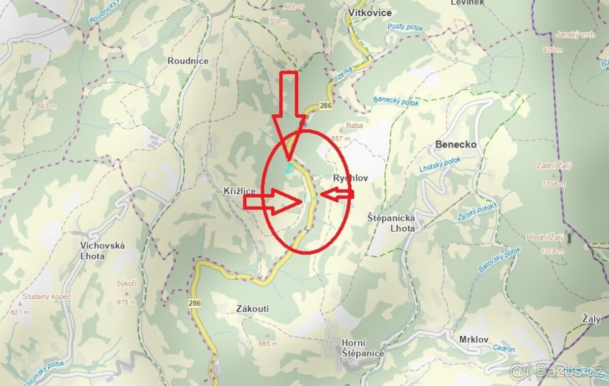 Prodáme pozemky v k.ú. Křížlice