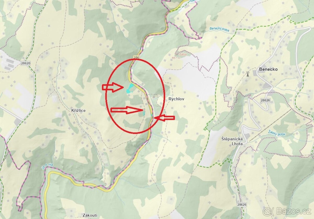 Prodáme pozemky v k.ú. Křížlice