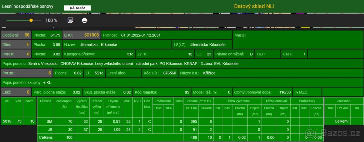 Prodáme pozemky v k.ú. Křížlice