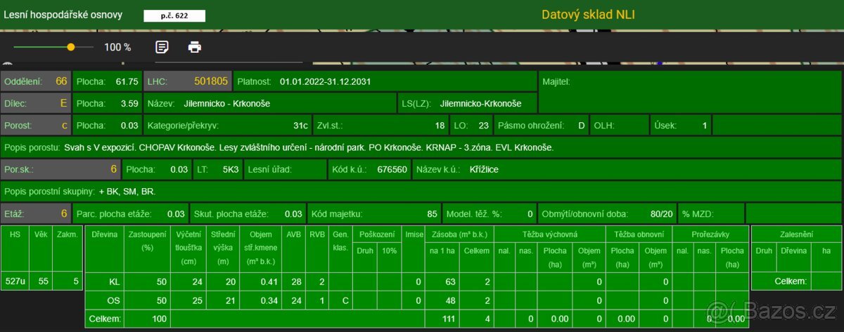 Prodáme pozemky v k.ú. Křížlice