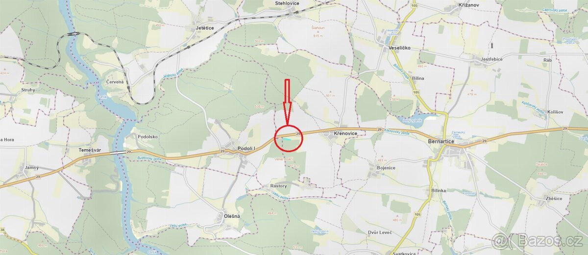 Prodám lesní pozemky v k.ú. Křenovice