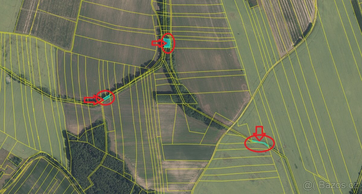 Prodám pozemky v k.ú. Kojice