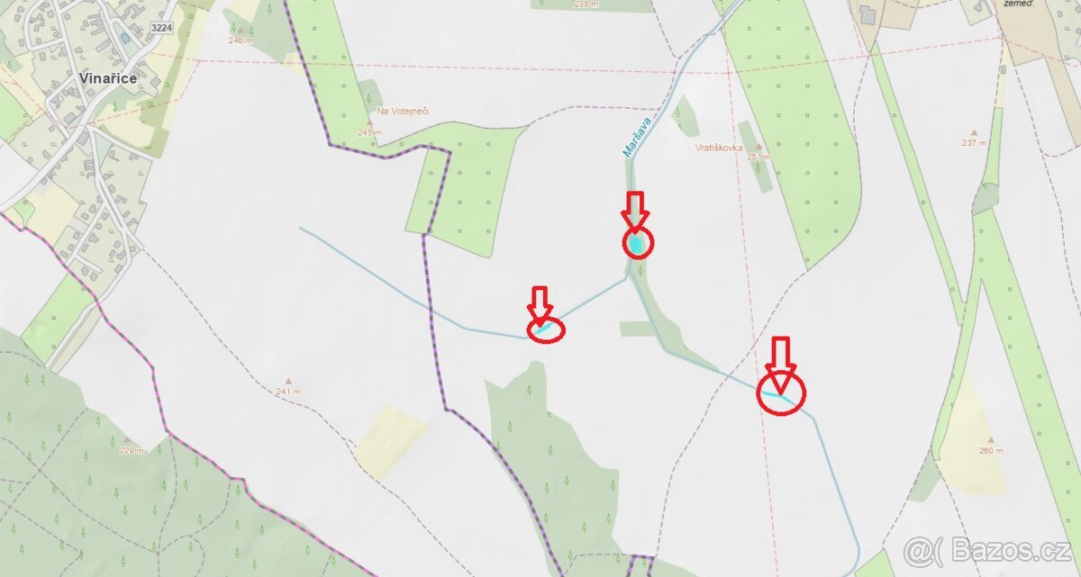 Prodám pozemky v k.ú. Kojice