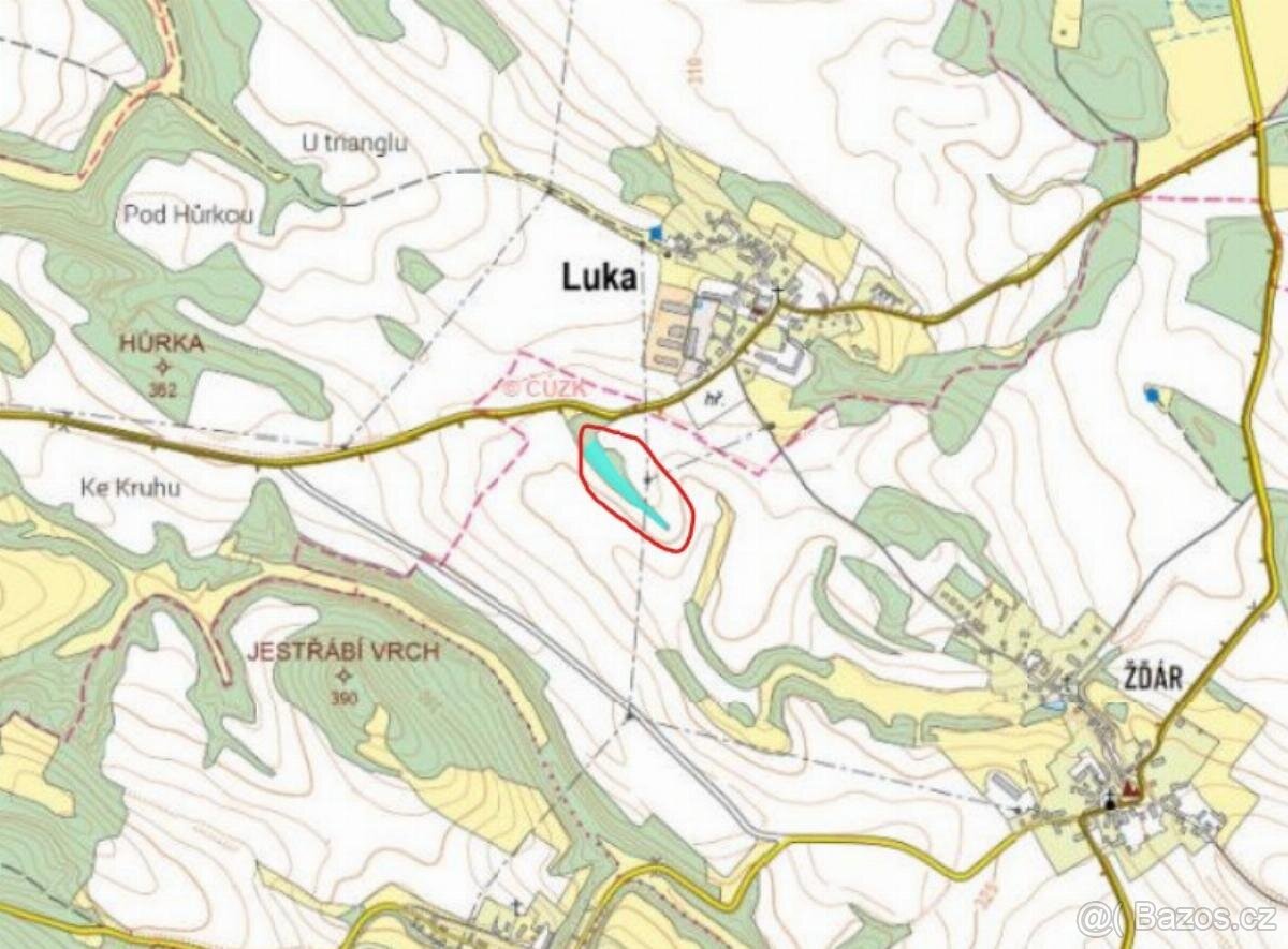 Prodám lesní pozemek v k.ú. Žďár v Podbezdězí