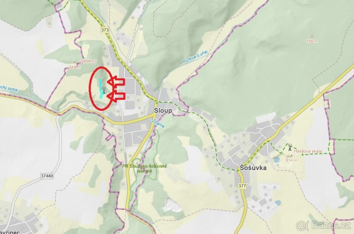 Prodáme pozemky v k.ú. Sloup v Moravském krasu