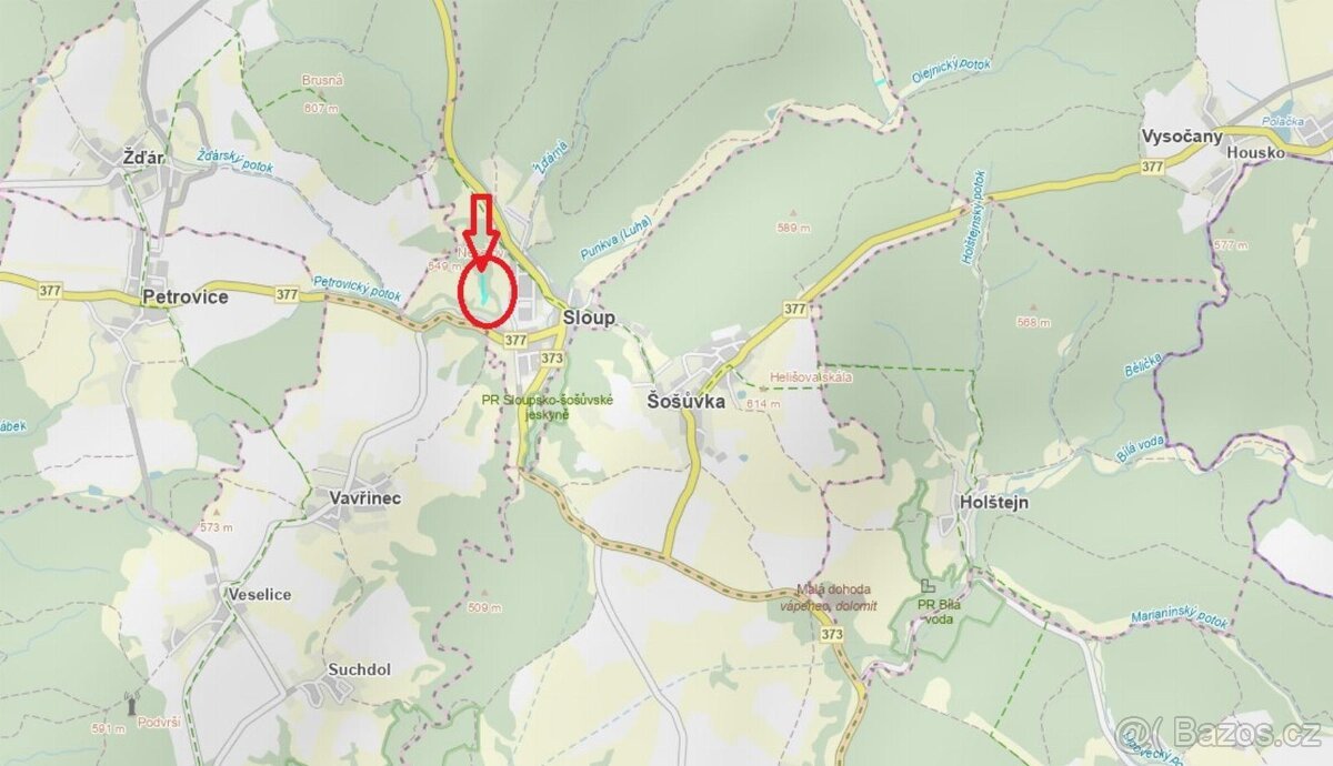 Prodáme pozemky v k.ú. Sloup v Moravském krasu