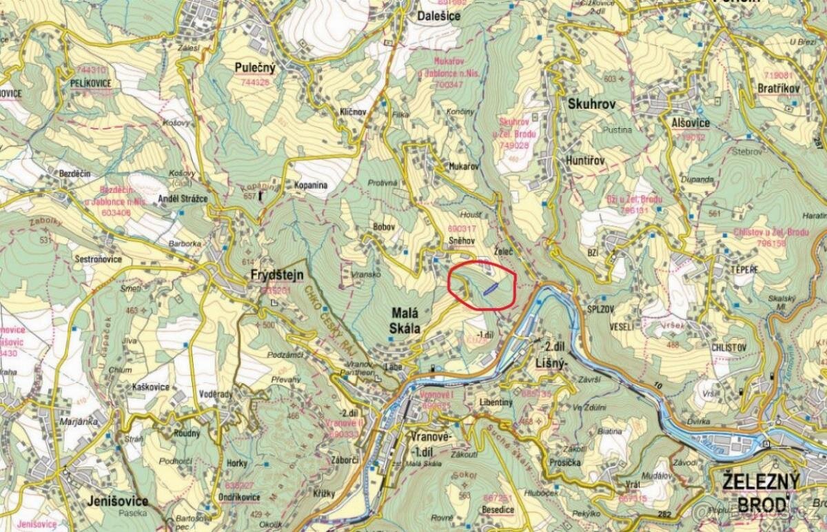 Prodám lesní pozemek v k.ú. Sněhov