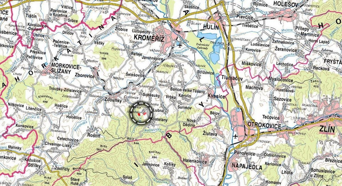 Zemědělská půda, prodej, Újezdsko, Kostelany, Kroměříž