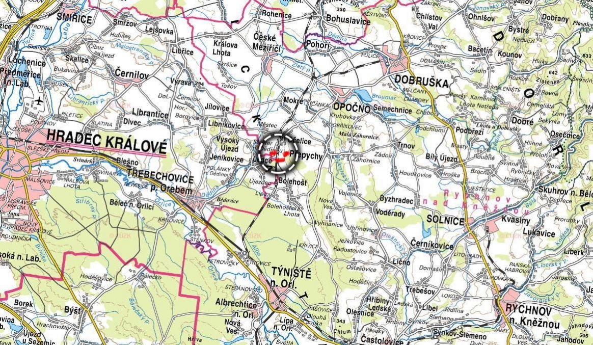 Zemědělská půda, prodej, Očelice, Rychnov nad Kněžnou