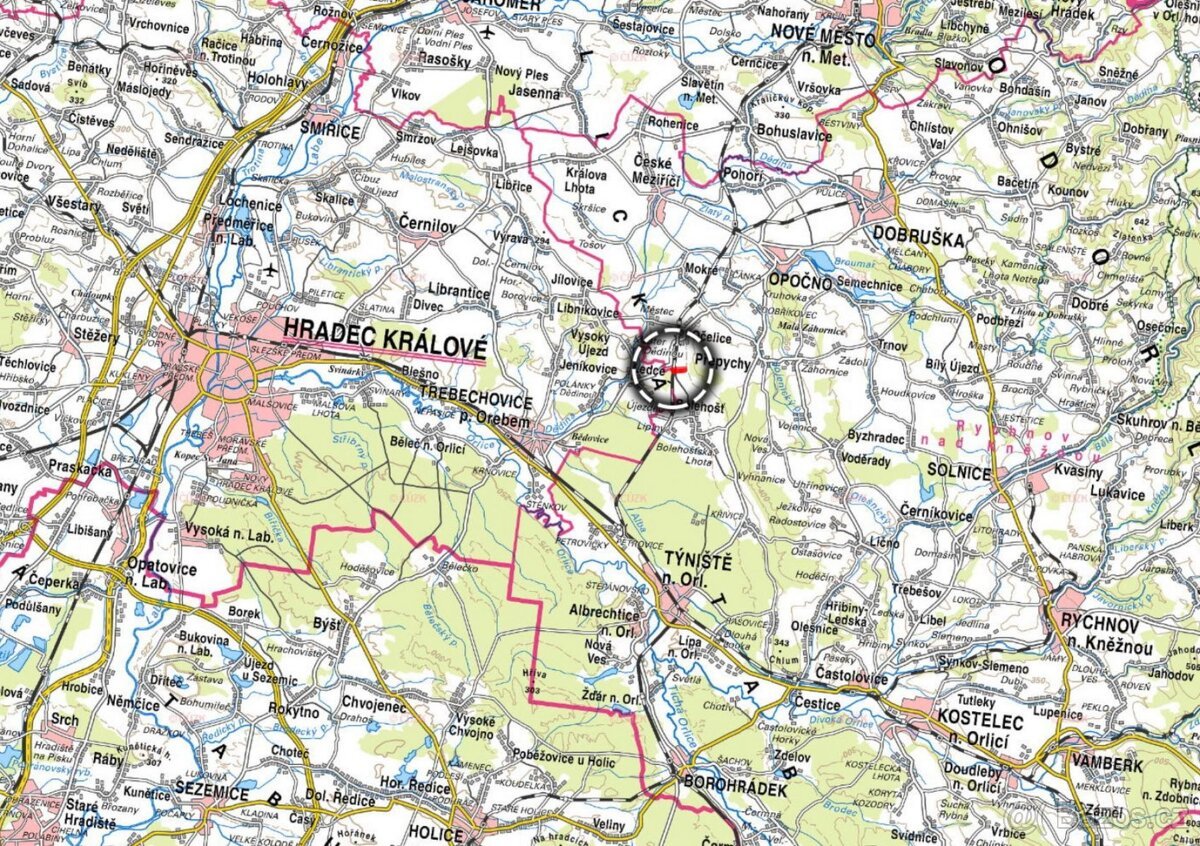 Zemědělská půda, prodej, Očelice, Rychnov nad Kněžnou