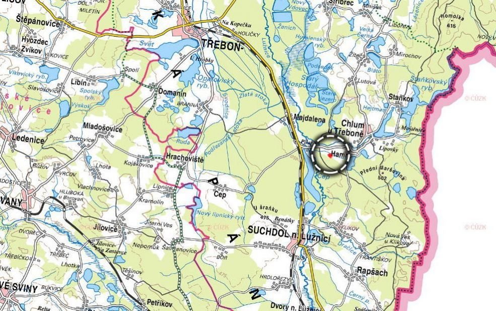 Louka, prodej, Hamr, Jindřichův Hradec