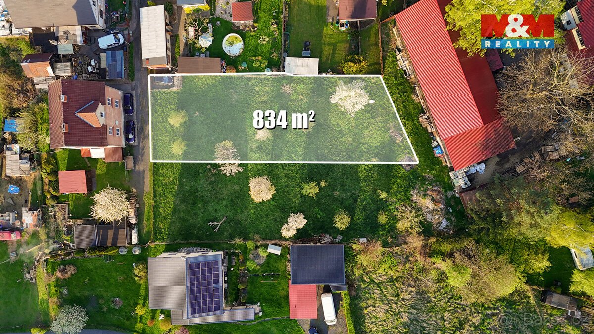 Prodej pozemku k bydlení, 834 m², Česká Kamenice