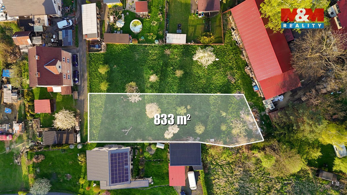 Prodej pozemku k bydlení, 833 m², Česká Kamenice